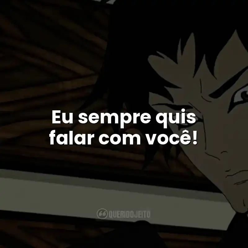 Eu sempre quis falar com você! Frases da série Devilman Crybaby