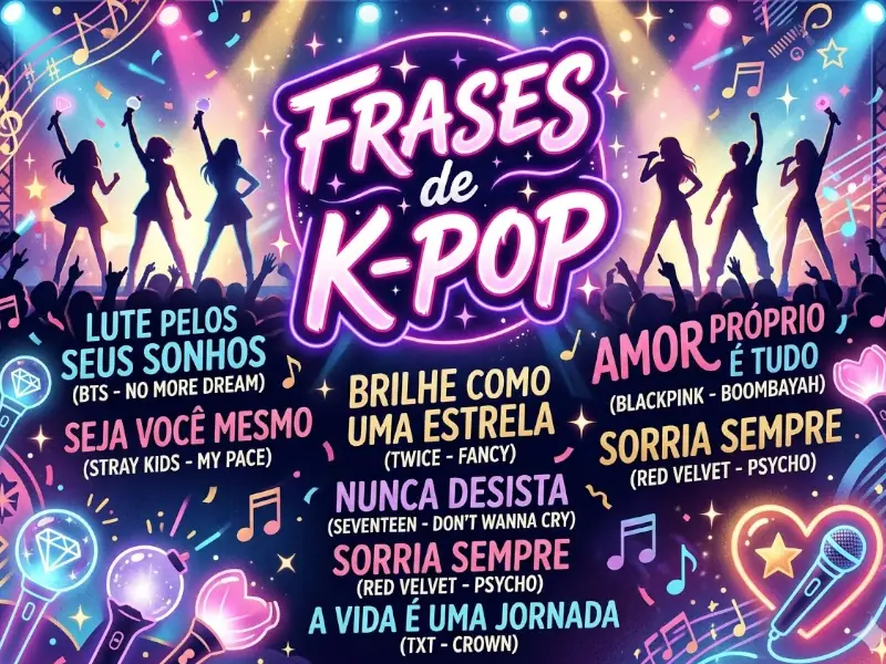 Frases de K-Pop: Melhores trechos e mensagens