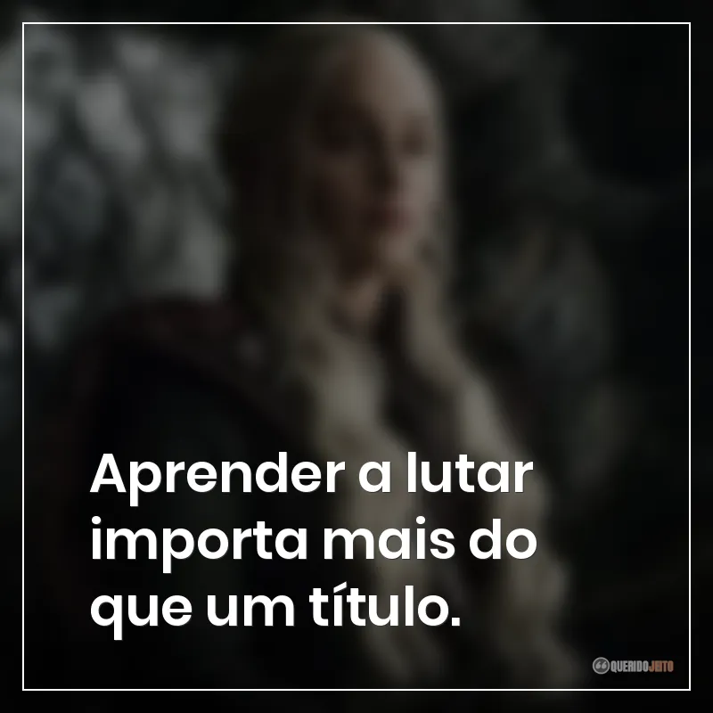 Aprender a lutar importa mais do que um título.