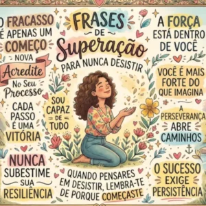 Frases de superação para nunca desistir