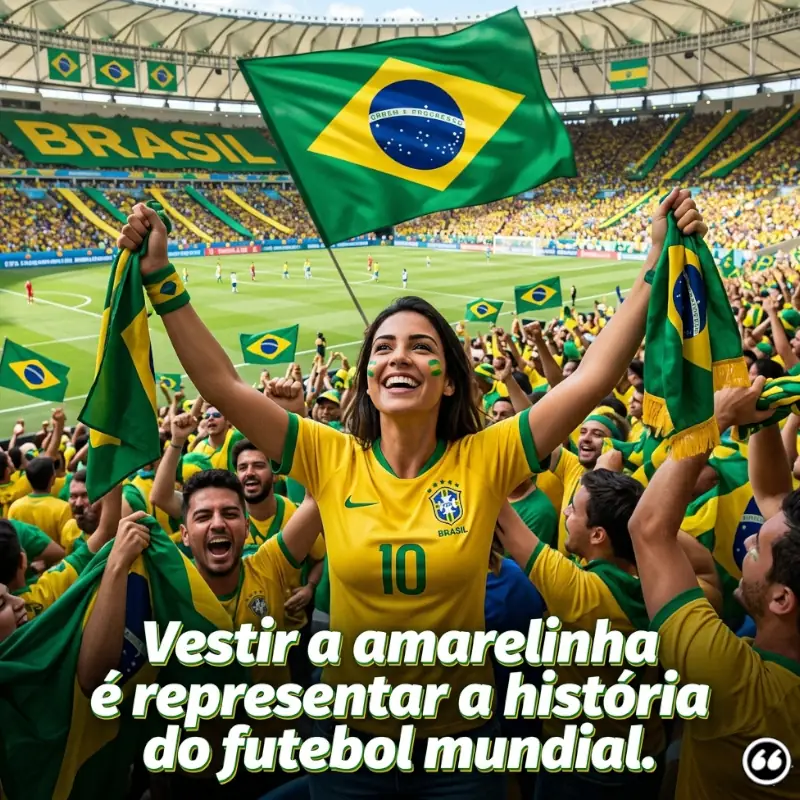 Vestir a amarelinha é representar a história do futebol mundial. Seleção Brasileira