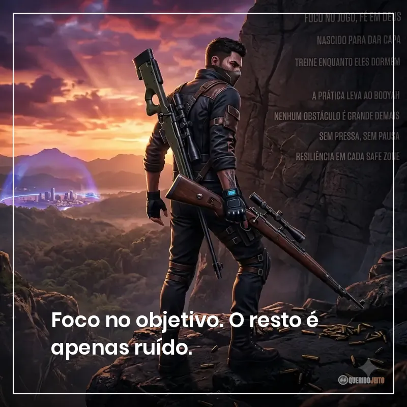 Foco no objetivo. O resto é apenas ruído.