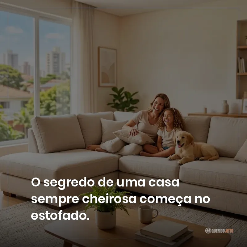 O segredo de uma casa sempre cheirosa começa no estofado.