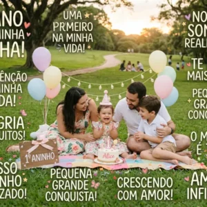 Frases de 1 Ano da Minha Filha